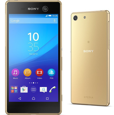 (Refurbished) SONY Xperia M5 Dual (Gold, 16 GB)(3 GB RAM)