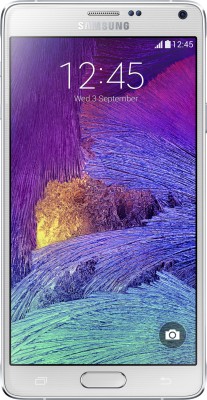 Samsung Galaxy Note 4 (Frost White, 32 GB)(3 GB RAM)  Mobile (Samsung)