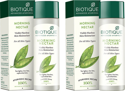 

Biotique Morning Nector Visibly Flawless Skin Moisturizer- Pack of 2(240 ml)