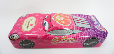 

GARAAGE PRINCESS DREAM PRINCESS Art Metal Pencil Box(Set of 1, Pink)