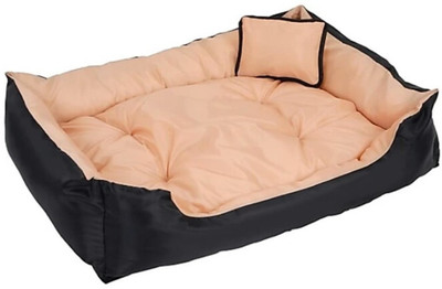 

MOODMAX AK-DOGBED169_XL XL Pet Bed(BLACK, gold)
