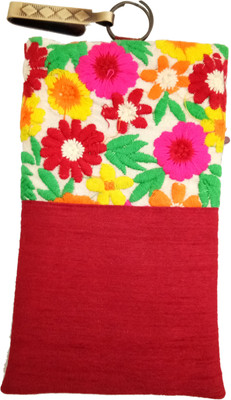 

INDIANHANDICRAFTHUB Traditional Designed Flower Hook Pouch Potli(Multicolor)