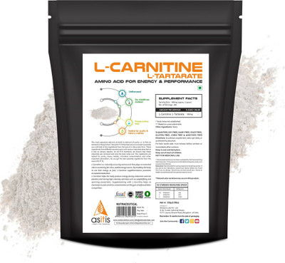AS-IT-IS Nutrition L-Carnitine L-Tartarate Powder-250 gms EAA (Essential Amino Acids)(250 g, Unflavored)