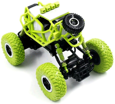 azin Scale RC Mini Rock Crawler Car Toy (Green color)(Green)