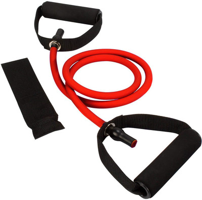 

Syndicate Single Toning Resistant Tube, Chest Expander Resistance Tube(Red, Black), Black;red