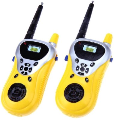 Nightstar 2 Player Communication Interactive Portable Yellow Walkie Talkie Phone Toy For Kids