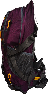 

Fashion Knockout Hiking 55+10L Backpack with Free Rain Cover...Rucksack Rucksack - 55 L(Purple)