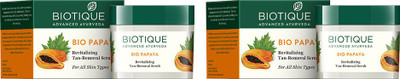 

Biotique Bio Papaya Revitalizing Tan-removal-Pack of 2 Scrub(150 g)