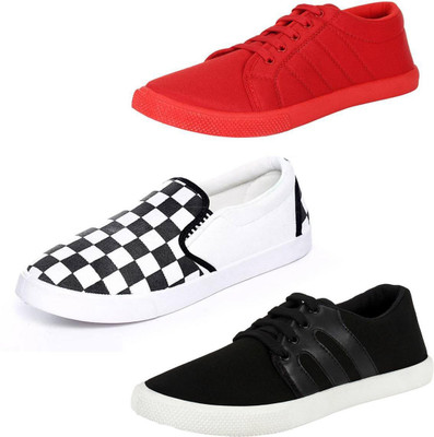 

Dagcros Casuals For Men(Red, Black, Multicolour