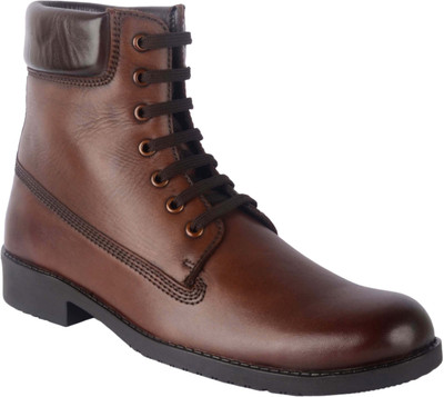 

Costoso Italiano Brown Leather Casual Laceup Boot Shoes For Men | Multipurpose Formal, Corporate, Office, Casual, College, Wedding & Party Men's Wear | Handmade Lace Up | Premium Genuine Pure Leather | Stylish, Trending, Cool & Fashionable | Latest Italia