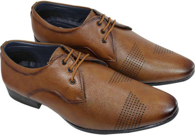 

Crostail Premium Quality Formal Shoes Party Wear For Men(Tan