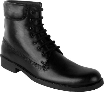 

Costoso Italiano Black Leather Casual Laceup Boot Shoes For Men | Multipurpose Formal, Corporate, Office, Casual, College, Wedding & Party Men's Wear | Handmade Lace Up | Premium Genuine Pure Leather | Stylish, Trending, Cool & Fashionable | Latest Italia