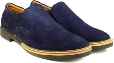 

Dockstreet Ripley Series Genuine Suede Leather Casuals For Men(Blue