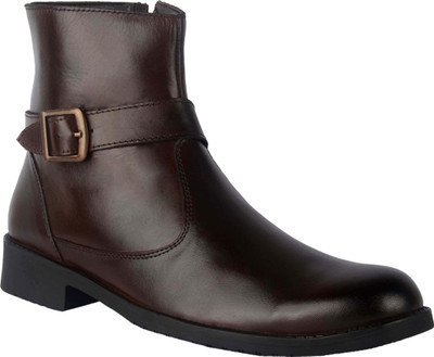 

Costoso Italiano Brown Leather Casual Slipon Boot Shoes For Men | Multipurpose Formal, Corporate, Office, Casual, College, Wedding & Party Men's Wear | Handmade | Premium Genuine Pure Leather | Stylish, Trending, Cool & Fashionable | Latest Italian Design