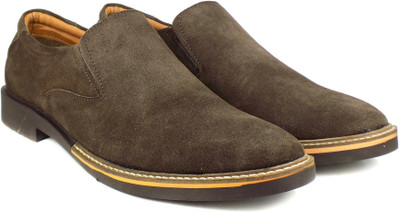 

Dockstreet Ripley Series Genuine Suede Leather Casuals For Men(Brown