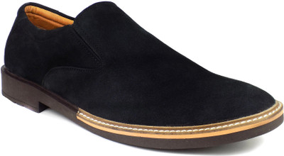 

Ripley Dockstreet Series Genuine Suede Leather Casuals For Men(Black