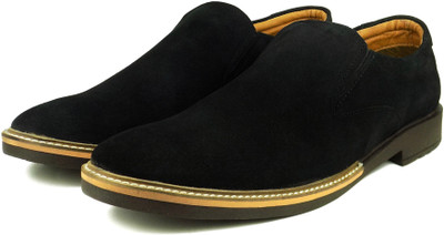 

Ripley Dockstreet Series Genuine Suede Leather Casuals For Men(Black