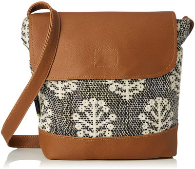 

Kanvas Katha Women Casual Multicolor Canvas Sling Bag