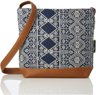 

Kanvas Katha Women Casual Multicolor Canvas Sling Bag