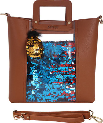 

Vdesi Women Casual Tan PU Sling Bag