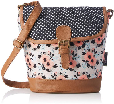 

Kanvas Katha Women Casual Multicolor Canvas Sling Bag