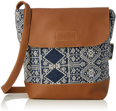 

Kanvas Katha Women Casual Multicolor Canvas Sling Bag