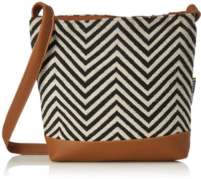 

Kanvas Katha Women Casual Multicolor Canvas Sling Bag