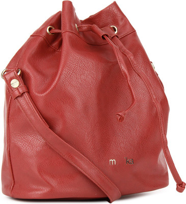 

Remanika Women Casual Red PU Hand-held Bag
