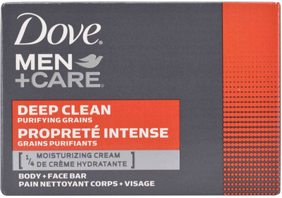 

Dove Men+Care Body and Face Bar, Deep Clean Purifying Grains - 113g (4oz)(113 g)