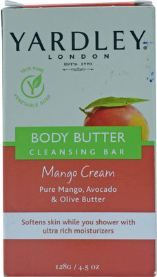 

Yardley London Body Butter Cleansing Bar, Mango Cream - 128g (4.5oz)(128 g)
