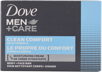 

Dove Men+Care Body and Face Bar, Clean Comfort Mild Formul - 113g (4oz)(113 g)