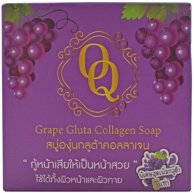 

OQ Grape Gluta Collagen Soap - 100g(100 g)