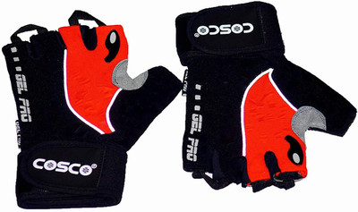 

Cosco Gel Pro Gym & Fitness Gloves (L, Red, Black)