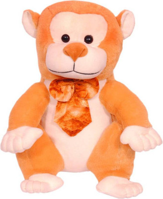 

HOMOKART Cute Brown & White Monkey - 14 inch(Brown)