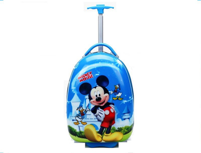 

GOCART Egg Shape Dancing Micky  Inch ( 40.46 Cm) Hard Case Water Proof Polycarbonate Exclusive Printed Pattern Fashionable Smart Bag For Kids With Comfortable And Ergonomic Handle Carry Luggage Bag For Children 2 Single Spinner Wheel Trolley bag Cabin Lug