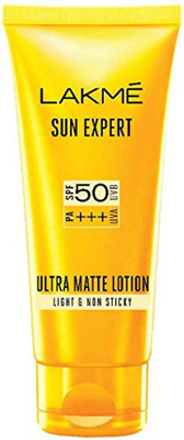 

Lakme Sun Expert SPF 50 PA+++ Ultra Matte Lotion, 50 ml - SPF 50 PA+++(50 ml)