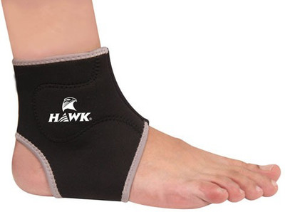 

HAWK Adjustable Ankle Support, Made of Quality Neoprene, Size M Ankle Support (M, Black)