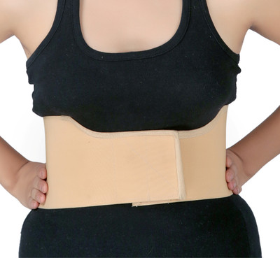 

MAA APPARELS & DESIGNERS Rib Belt Female Back Support(Beige