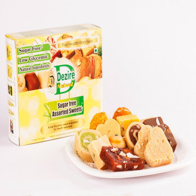 

Dezire LG Natural Sugar Free Assorted Sweets(250 g, Box)