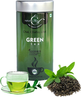 

Nature Chai GREEN TEA - TIN CAN Green Apple Tea(75 g, Box)