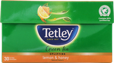 

Tetley Lemon & Honey Green Tea Bags Box(30 g)