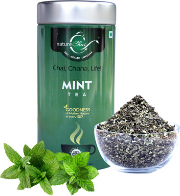 

Nature Chai MINT GREEN TEA - TIN CAN Mint Tea(75 g, Box)