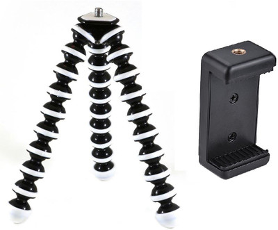

ReTrack Gorilla Pod XL Large size 10 Inch With E-Bracket Tripod(Black, Supports Up to 2000 g)