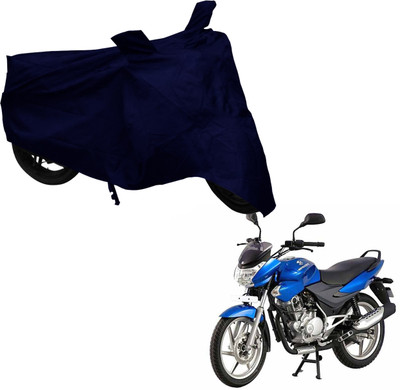 Deeshika Two Wheeler Cover for Bajaj(Discover 100 DTS-i, Blue)
