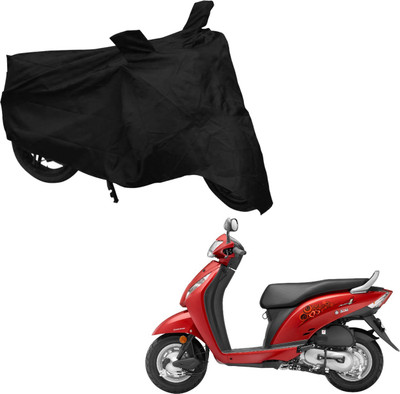Deeshika Two Wheeler Cover for Honda(Activa i, Black)