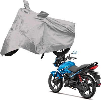 Deeshika Two Wheeler Cover for Hero(Glamour FI, Silver)