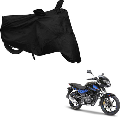 Deeshika Two Wheeler Cover for Bajaj(Pulsar 150 DTS-i, Black)