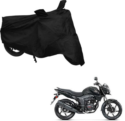 Deeshika Two Wheeler Cover for Honda(Trigger, Black)