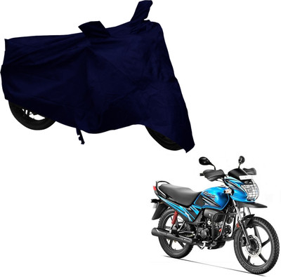 Deeshika Two Wheeler Cover for Hero(Passion Pro TR, Blue)