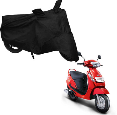 Deeshika Two Wheeler Cover for Mahindra(Duro DZ, Black)